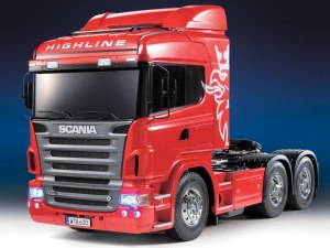 Tamiya 23670 Scania R620 6x4 Highline Full Option Red RTR